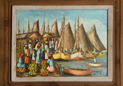 Michel · Sailboats Gathering at Port