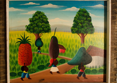 Fritzner · Four Kids Carry Fruit on Head