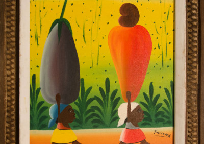 Fritznor · Two Kids with Fruit on Head