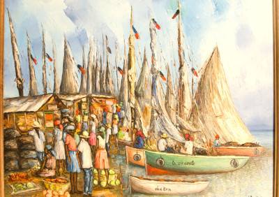Louizor G · Boats at Market